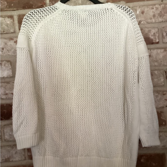 J. Crew Women's White Knit Sweater Size XL - Picture 2 of 4